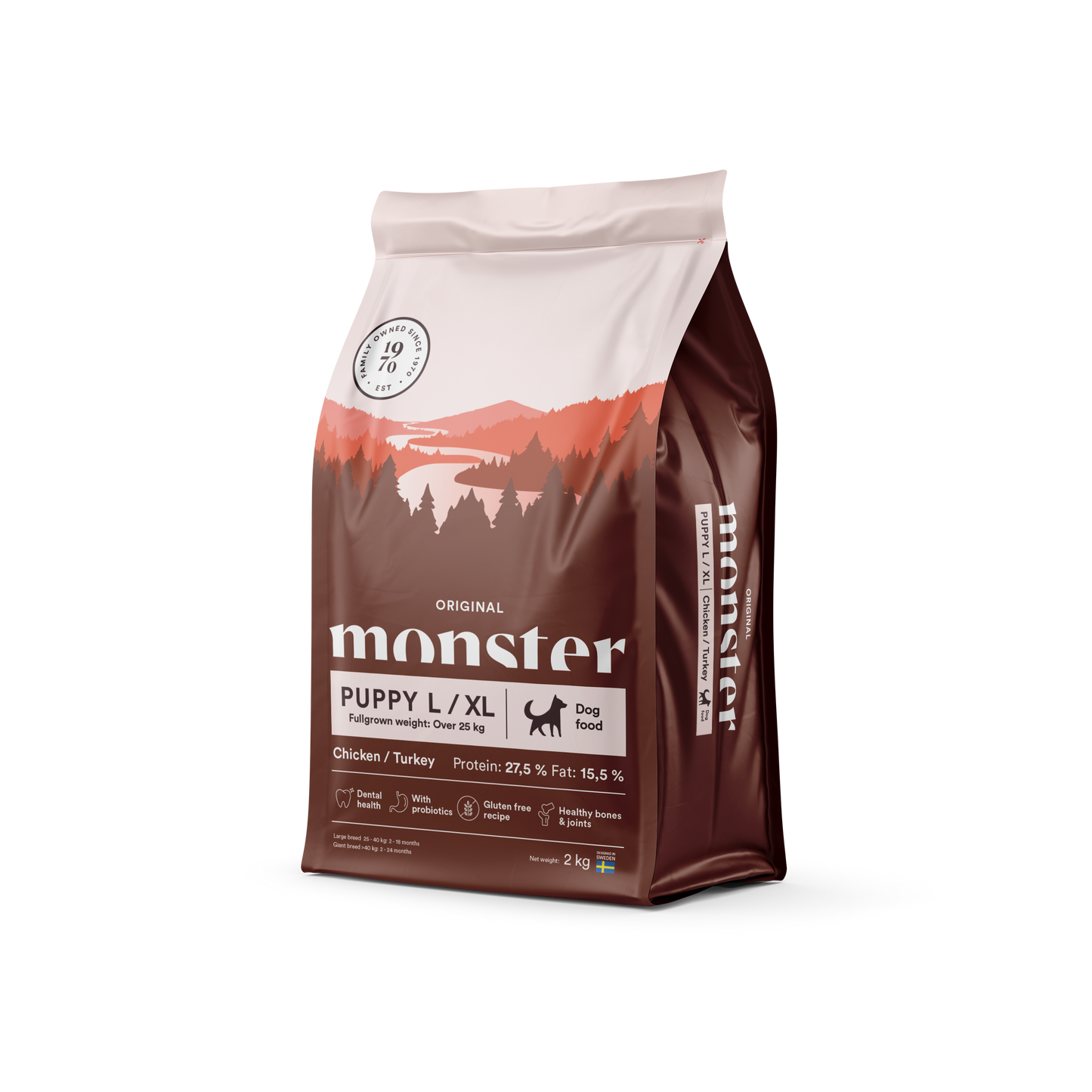 Monster Dog Original Puppy L/ XL Chicken/Turkey