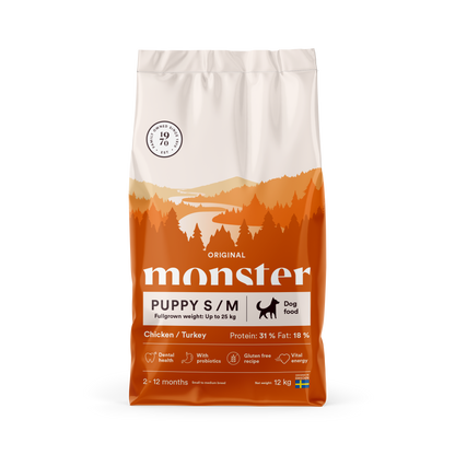 Monster Dog Original Puppy S/M Chicken/Turkey