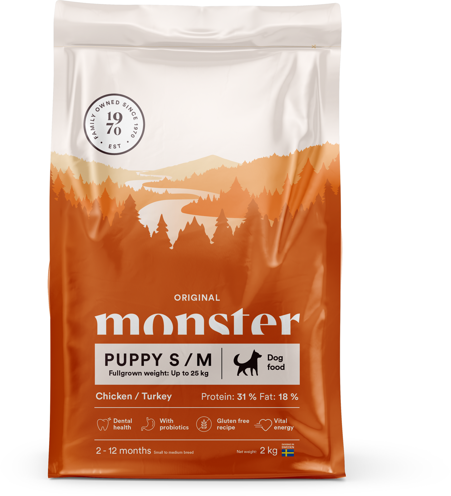 Monster Dog Original Puppy S/M Chicken/Turkey