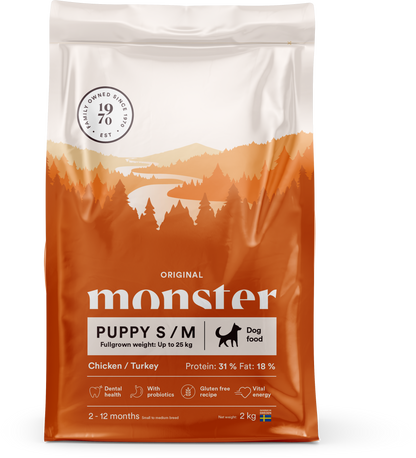 Monster Dog Original Puppy S/M Chicken/Turkey