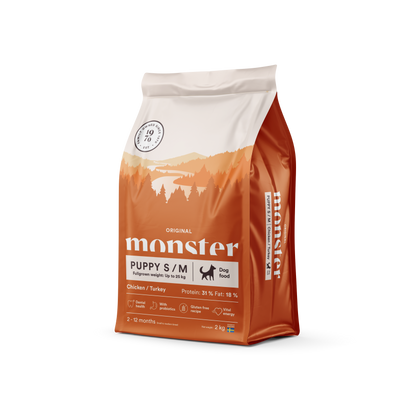 Monster Dog Original Puppy S/M Chicken/Turkey