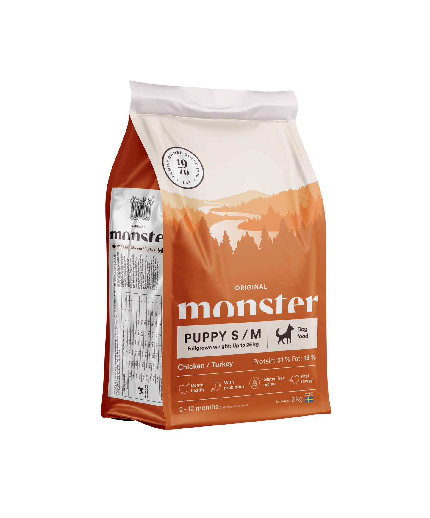 Monster Dog Original Puppy S/M Chicken/Turkey