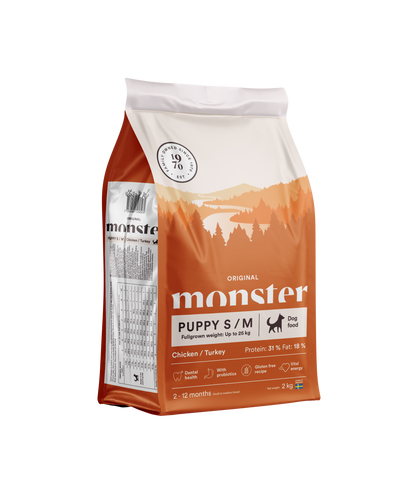 Monster Dog Original Puppy S/M Chicken/Turkey