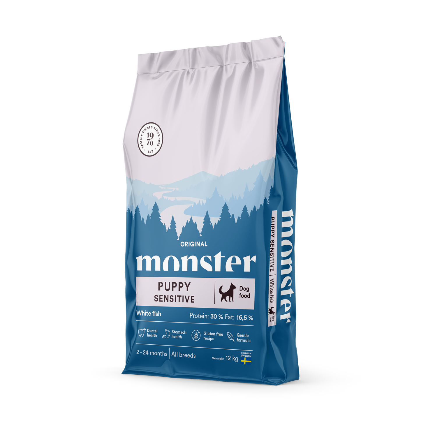 Monster Dog Original Puppy Sensitive White Fish