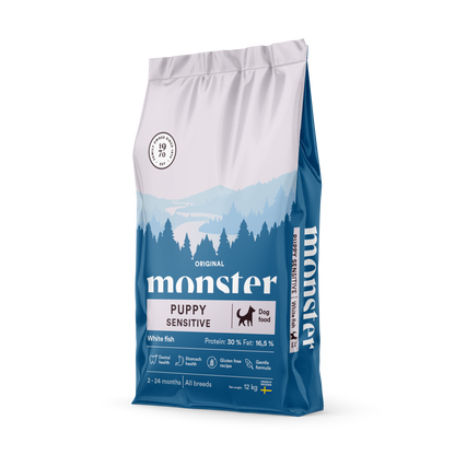 Monster Dog Original Puppy Sensitive White Fish