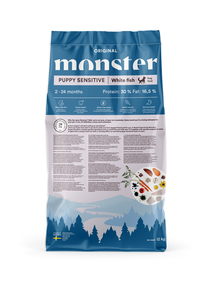 Monster Dog Original Puppy Sensitive White Fish