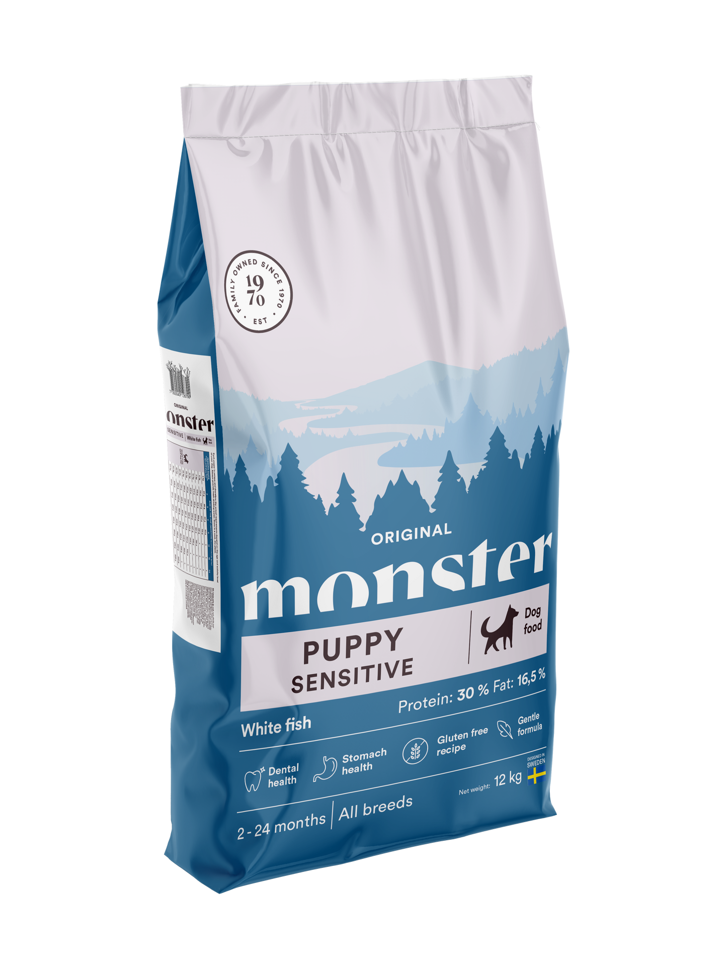 Monster Dog Original Puppy Sensitive White Fish