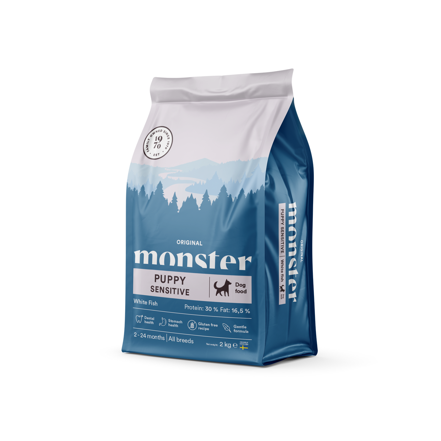 Monster Dog Original Puppy Sensitive White Fish