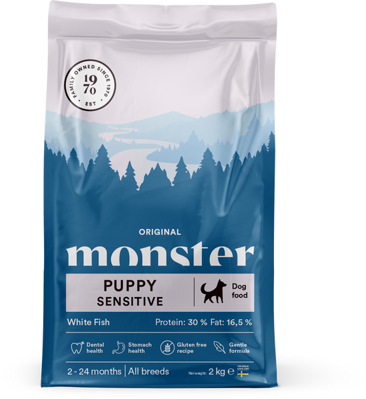 Monster Dog Original Puppy Sensitive White Fish