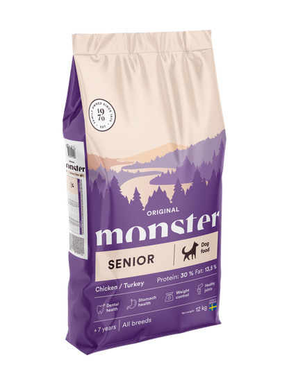 Monster Dog Original Senior Chicken/Turkey