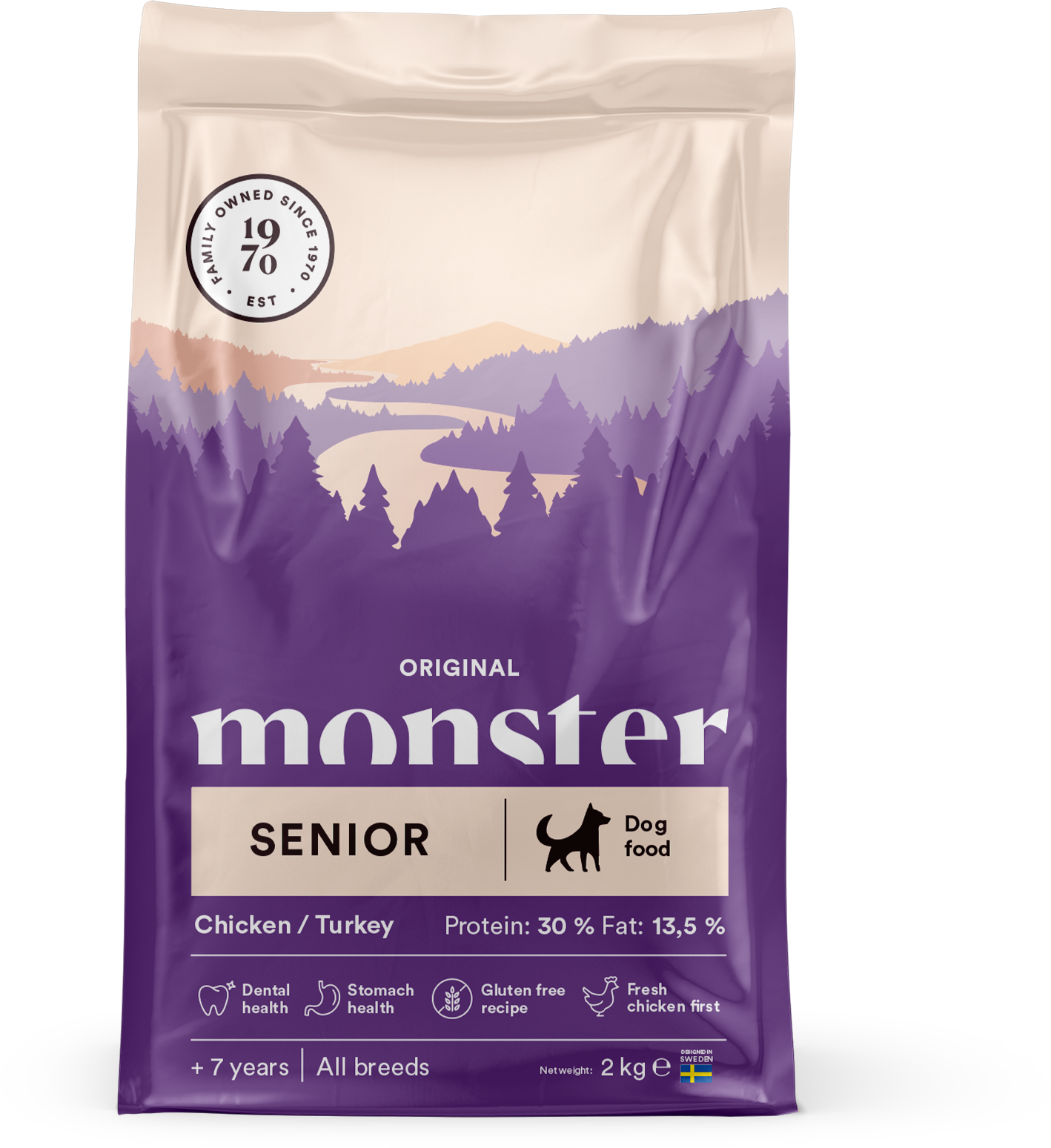 Monster Dog Original Senior Chicken/Turkey
