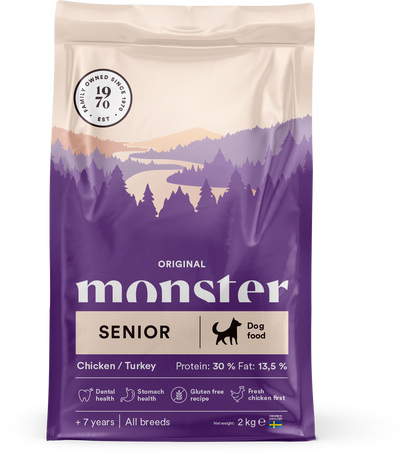 Monster Dog Original Senior Chicken/Turkey