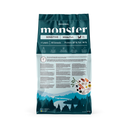 Monster Dog Original Sensitive White Fish