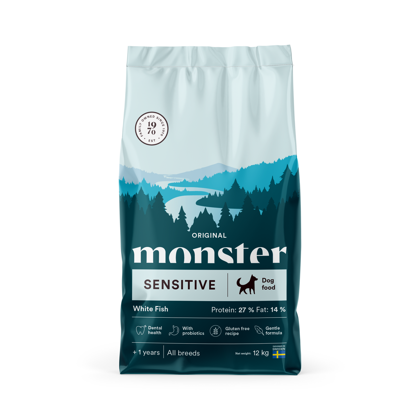 Monster Dog Original Sensitive White Fish