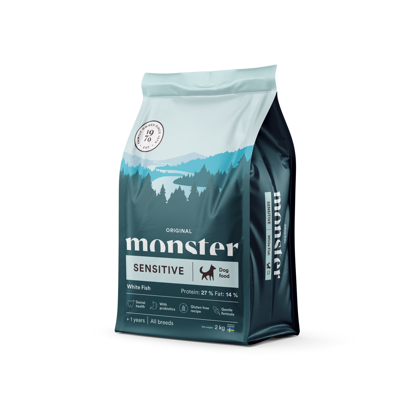 Monster Dog Original Sensitive White Fish