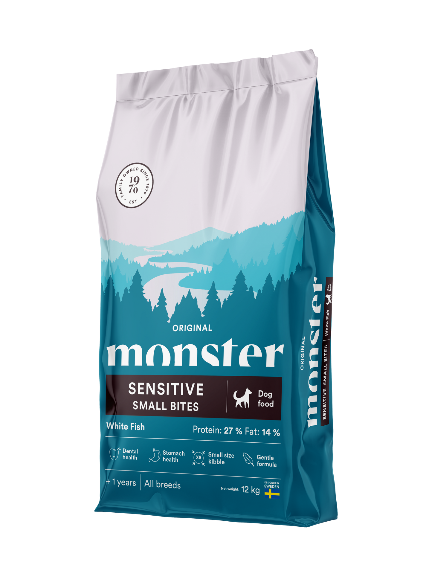 Monster Dog Original Sensitive White Fish Small bites