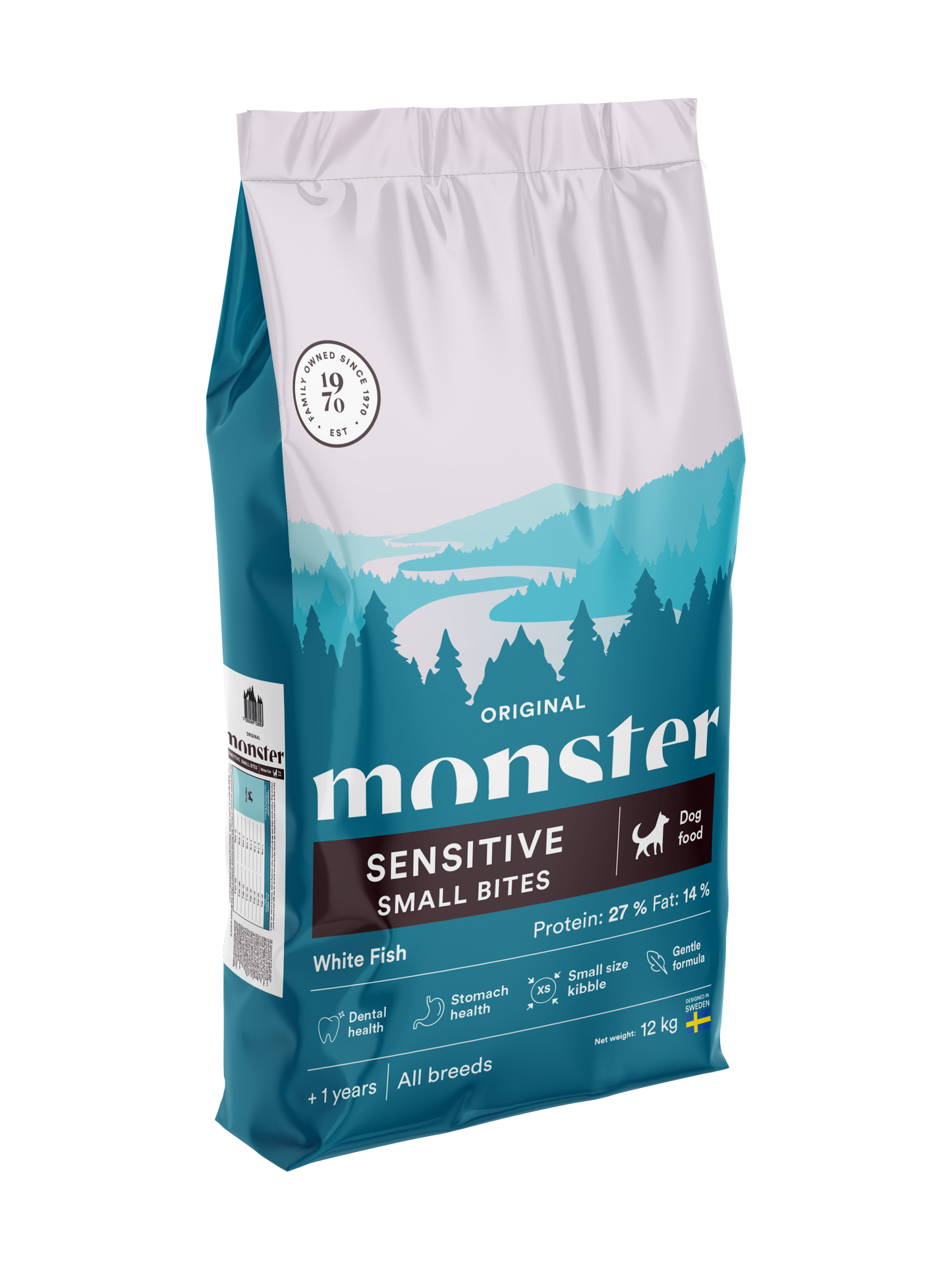 Monster Dog Original Sensitive White Fish Small bites