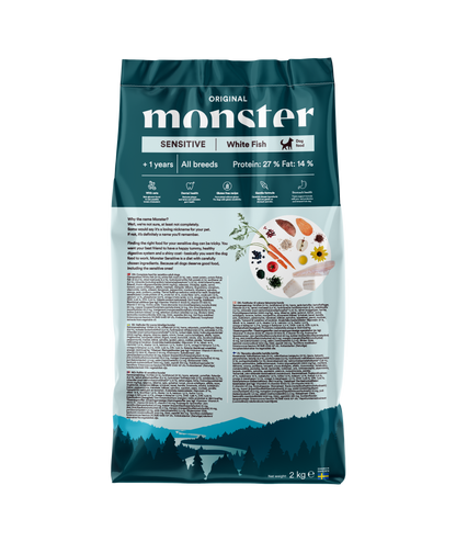 Monster Dog Original Sensitive White Fish