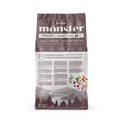 Monster Dog Original Sterilized Chicken/Turkey