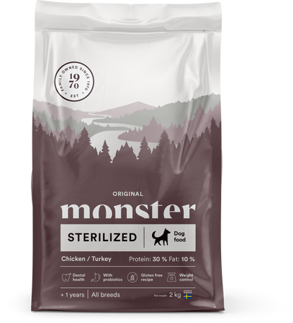 Monster Dog Original Sterilized Chicken/Turkey