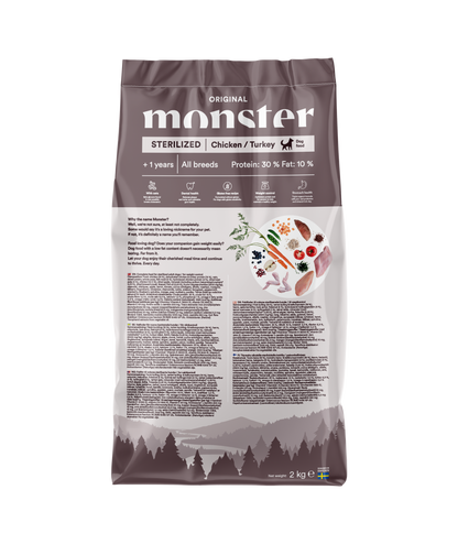 Monster Dog Original Sterilized Chicken/Turkey