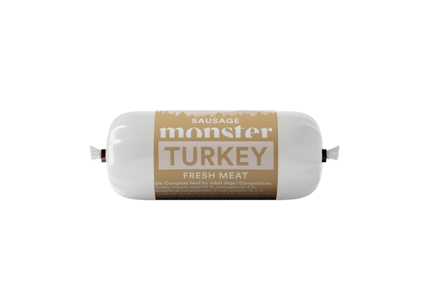 Monster Dog Sausage Turkey 80 g