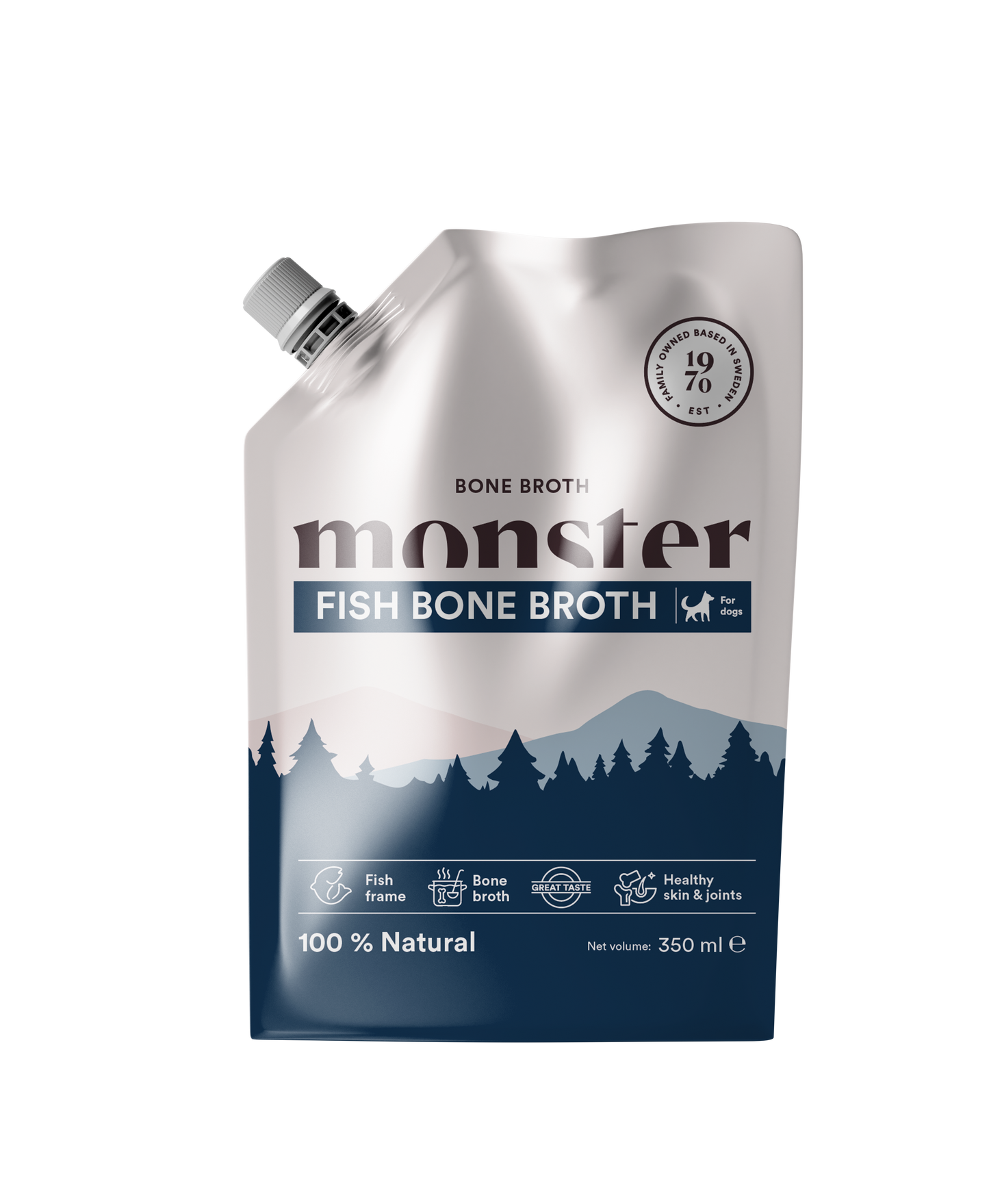 Monster Bone Broth Fish 350 ml